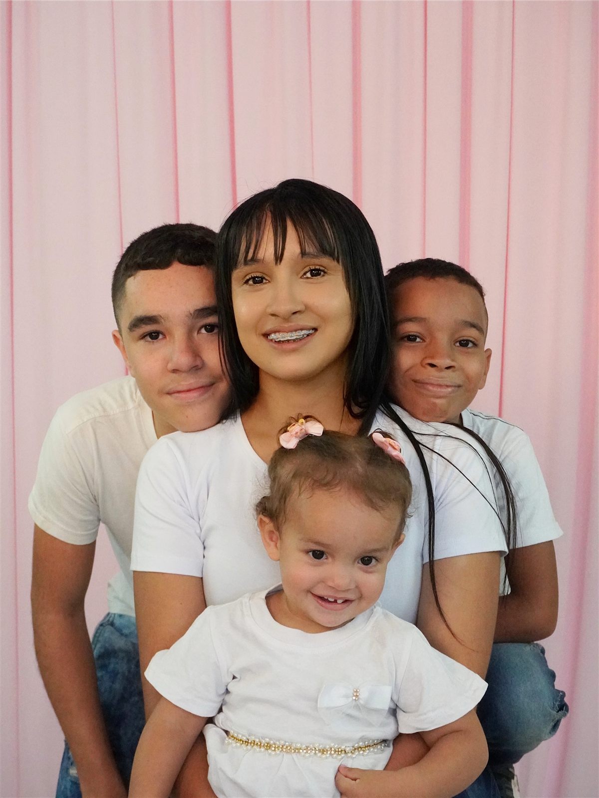 Retrato de familia na campanha FlexPe
